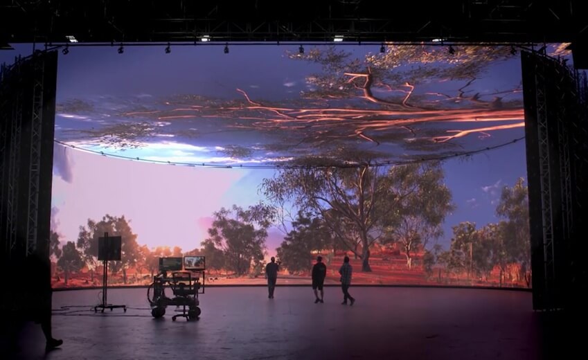 Reframing the virtual production: From green screens to LED backdrops